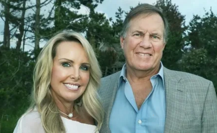 Linda Holliday and Bill Belichick