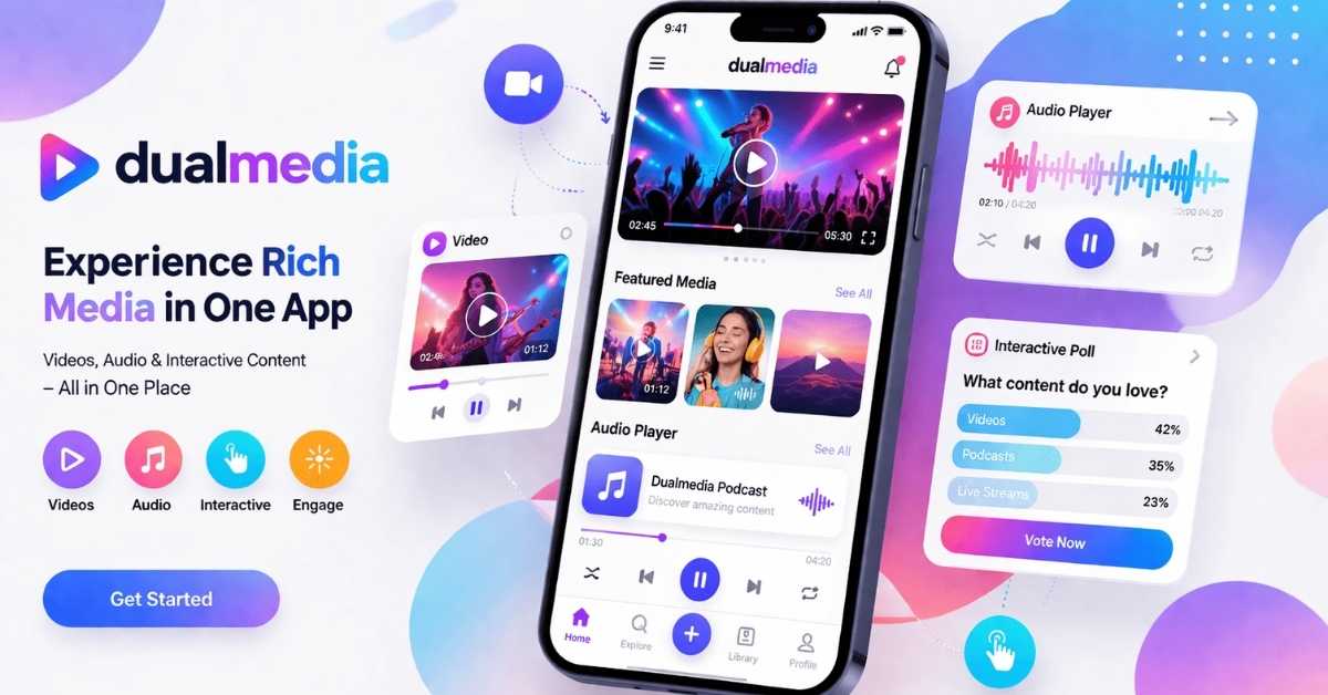 Application Mobile DualMedia: